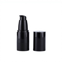 Flacon pompe cosmétique rond en PP givré mat avec couleur personnalisée pour nettoyant visage, sérum, crème, distributeur, emballage de soins de la peau