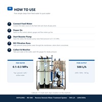 Usine de traitement d'eau par osmose inverse industrielle personnalisée, machine de purification d'eau pure pour l'industrie alimentaire et des boissons