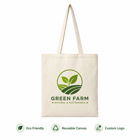 Sacs fourre-tout en coton personnalisés avec logo, nouveau design, motif de dessin animé écologique, poignée longue en corde, cadeaux souvenirs pour fêtes