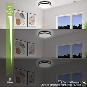 <span class=keywords><strong>Plafonnier</strong></span> LED 12 pouces avec garantie <span class=keywords><strong>de</strong></span> 5 ans, 15W, 5CCT sélectionnables, montage encastré pour chambre à coucher/cuisine/<span class=keywords><strong>salle</strong></span> <span class=keywords><strong>de</strong></span> <span class=keywords><strong>bain</strong></span> - Product Image 5