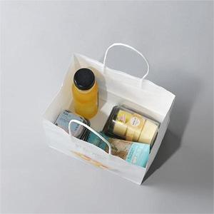 Custom Wholesale Cute Cartoon Senior Children <b>Gift</b> <b>Bag</b> Kraft Paper Tote Packaging <b>Bags</b> With Colorful Handle - Product Image 3