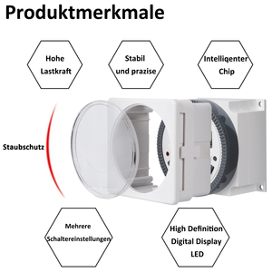Tm619s 5-Pin lập trình hẹn giờ 7 ngày thứ hai mô-đun hẹn giờ 1 giây khoảng thời gian, 28 ON/OFF, 10/16/30A tải, 220V/230VAC hoặc 24/12VDC - Product Image 5