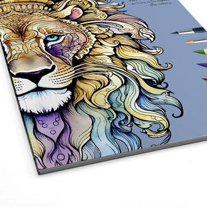 Libro de Colorear con Diseños de Animales Únicos, Personalizable, Económico, para Niños y Adultos, con Diseños Fáciles de Imprimir para Relajación, 2026 - Product Image 4