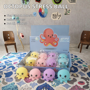 Jouets anti-stress Boxu Squishy pour adultes et adolescents, balle anti-stress en TPR, pieuvre extensible, jouet à presser, à partir de 14 ans - Product Image 2
