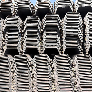 Tumpukan lembaran baja untuk konstruksi, tumpukan baja bentuk U sy295 400x100x10.5mm, panjang 9m,12m - Product Image 5