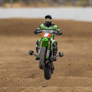 Moto électrique RC LO SI Promoto-MX à l'échelle 1/4, combo prêt à l'emploi avec gyroscope, batterie, chargeur, idéal pour le divertissement de course tout-terrain Pro Circuit - Product Image 5