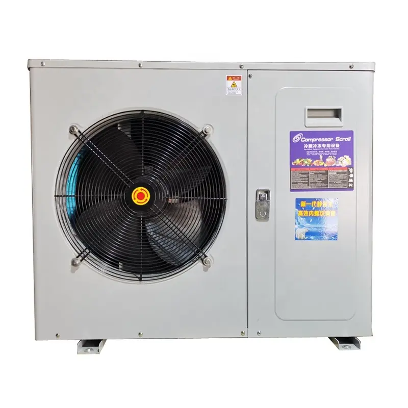 3hp 380v विभाजन छोटे प्रशीतन संघनक इकाइयों प्रशीतन उपकरण के लिए ठंडे कमरे