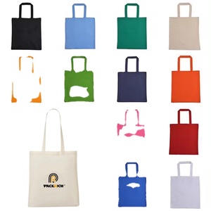 Customized Tas Tote with Logo Digital Printing 12 oz <b>Canvas</b> for Market Brand Events Wholesale - Product Image 1