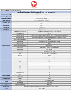 Nhà máy chuyên nghiệp kỹ thuật Máy chiếu laser 10000 ANSI Lumens địa điểm lớn 3D 4K Lập Bản Đồ rạp chiếu phim tùy chỉnh ống kính ngoài trời - Product Image 6