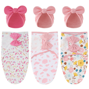 Envoltura Fácil para Bebés, Manta Envolvente <span class=keywords><strong>de</strong></span> Algodón para Recién Nacidos, Paquete <span class=keywords><strong>de</strong></span> <span class=keywords><strong>2</strong></span>, 0-12 <span class=keywords><strong>Meses</strong></span> - Product Image 1