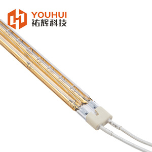 Youhui Dual <b>Tube</b> Shortwave Infrared <b>Heating</b> Lamp 55-575V High Temperature Halogen Heater For Industrial Use - Product Image 1