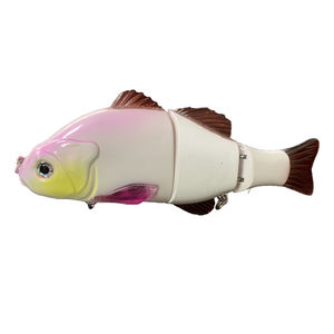 Nouveauté : Leurre de pêche Jackall Ko Swimbait à double articulation de 6 pouces / 2,15 oz, pour la pêche au gros bar, avec attache de ligne pivotante et porte-hameçons - Product Image 3