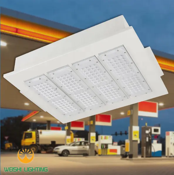 Top China Lieferant High Lumen 100W 150W 200W LED Tankstellen leuchte für Tankstelle Tankstelle High Bay Lampe