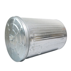 <span class=keywords><strong>Cubo</strong></span> de Basura de Metal Galvanizado <span class=keywords><strong>con</strong></span> <span class=keywords><strong>Tapa</strong></span>, Contenedor de Residuos Resistente <span class=keywords><strong>para</strong></span> Uso en Interiores y Exteriores |   Contenedor de Basura de Fabricación OEM ODM - Product Image 6