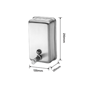 TAIWAN DISPENSADOR DE JABON VERTICAL DE ACERO INOXIDABLE 1200ML - Product Image 5