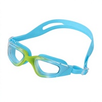 Nouvelles lunettes de natation anti-fuite avec protection UV, verres anti-buée en PC et sangle en silicone souple pour enfants
