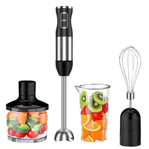 Mixeur Plongeant Électrique Manuel Professionnel Portable en Métal pour Cuisine, Ensemble de Mixeur Plongeant Manuel Mini pour Émulsions - Product Image 1