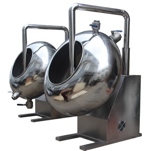 Máquina de procesamiento de recubrimiento de chocolate y almendras y cacahuetes aprobada por la CE, máquina de recubrimiento de chocolate para hacer dulces de nueces - Product Image 2