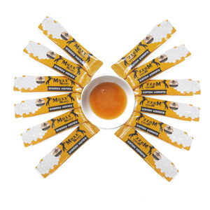 Delicioso Maxx Merry Fruit, Miel Dulce, Suave y de Sabor Rico, Bolsita de 20g, Caja de 12 Unidades, OEM, ODM, Marca Privada - Product Image 3