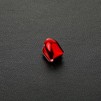 8 Dientes de cobre chapados en oro rojo, estilo Grillz, brillantes, para hombres y mujeres, decoración bucal para escenario de rap, venta al por mayor