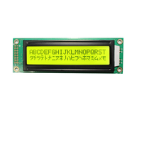 Pantalla LCD de caracteres LCM VA STN de 20x2 COB Mono Mini Transflectiva Positiva con Retroiluminación LED