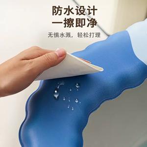 Funda para asiento de inodoro EVA, gruesa, impermeable, cálida, tipo adhesivo, para todas las estaciones, diseño impreso - Product Image 5