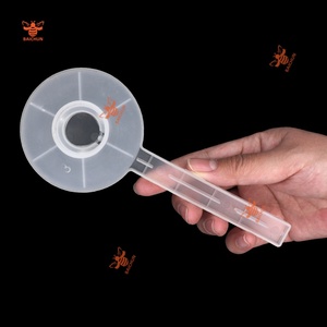 1 Pezzo Nuovo Alimentatore Rotondo per Api, in Plastica <span class=keywords><strong>Bianca</strong></span>, Senza Bottiglia, per l'Abbeveraggio delle Api, Attrezzi per Apicoltura - Product Image 2