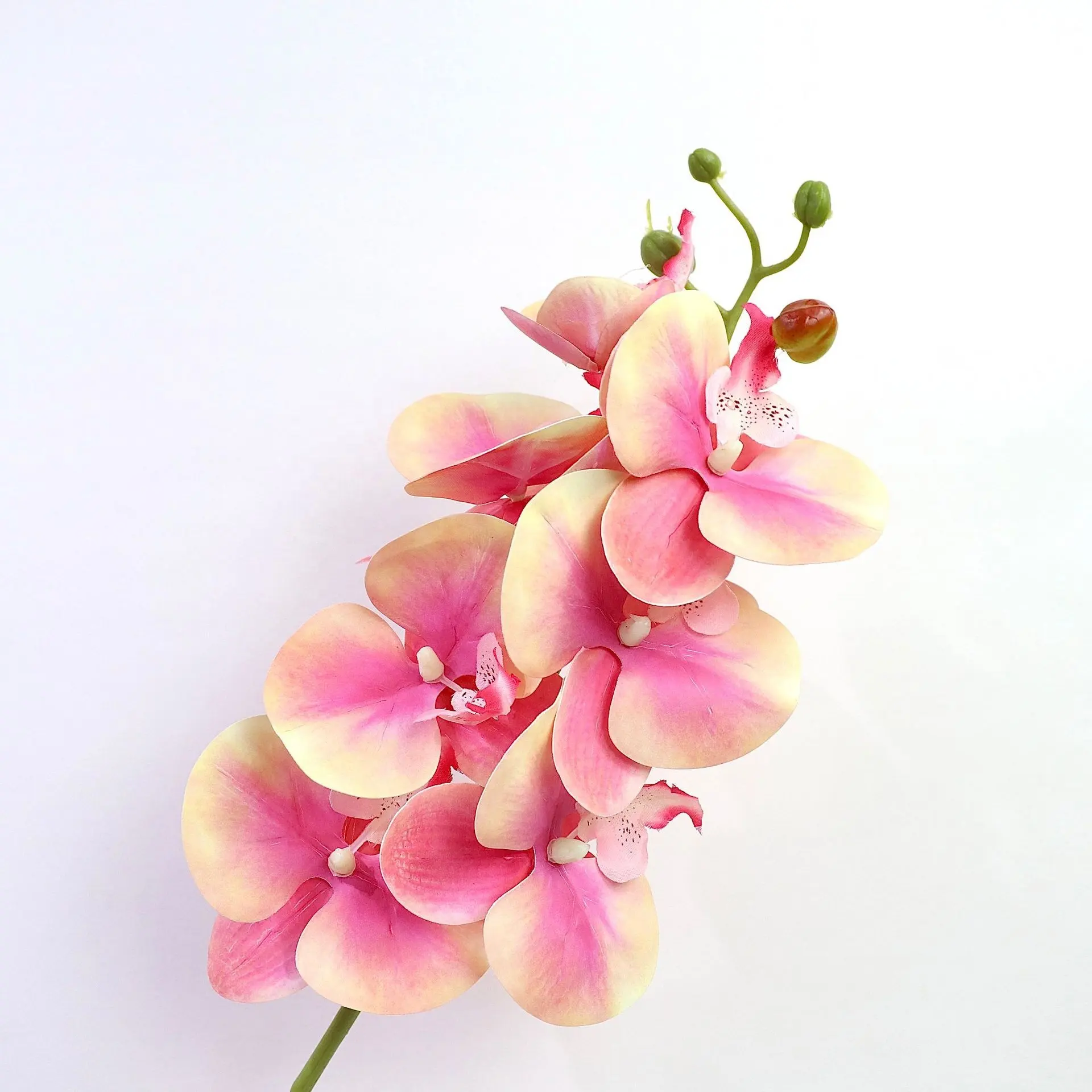 Wholesale decor faux phalaenopsis plants leaves artificial plant moth orchids decorative flowers wreaths and plants