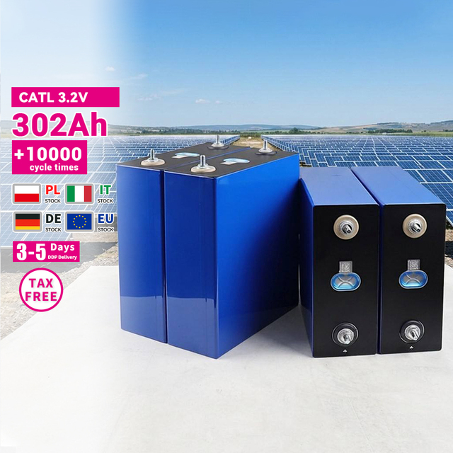 3.2V 302Ah Lifepo4 Battery Catl 280Ah 320Ah 340Ah Prismatic Lithium Ion Storage with 6000 Cycles Long Life Energy Rechargeable