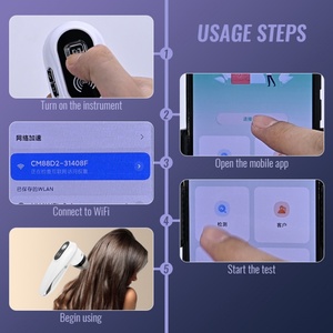 Wireless Skin <b>Scanner</b> Analysis Portable Scalp Analyzer Machine Mini Hair Follicles Detector Beauty Salon - Product Image 2
