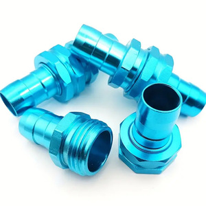 Connecteur de réparation de tuyau 5/8 po à raccord cannelé en aluminium forgé, durable, pour fixation de tuyaux en vrac, connecteurs d'eau de jardin - Product Image 4