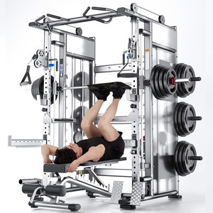Comercial multifuncional <span class=keywords><strong>Palestra</strong></span> <span class=keywords><strong>gimnasio</strong></span> en casa EQUIPO DE Fitness accesorios cable crossover Smith máquina Power Cage Squat Rack - Product Image 5