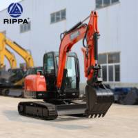 Livraison Gratuite : Mini-Excavatrice sur Chenilles 6 Tonnes avec Moteur Kubota EPA, Modèle Domestique, à Vendre