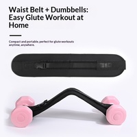 Ceinture de musculation réglable pour haltères et barres, bande d'assistance pour pont fessier, entraînement fitness lesté, nylon, pour hip thrust