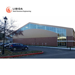 Suministro de fábrica Estructura de acero prefabricada de construcción rápida Almacén de pasillo deportivo de baloncesto con diseño personalizado - Product Image 6