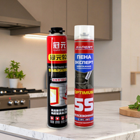 Mastic silicone universel isolant, mastic expansible pour verre, mousse polyuréthane en spray imperméable et résistante aux intempéries