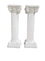 Pilier romain de mariage en plastique Colonne grecque Statue Colonne de mariage Porte-pot de fleurs Étagère pour fête de mariage