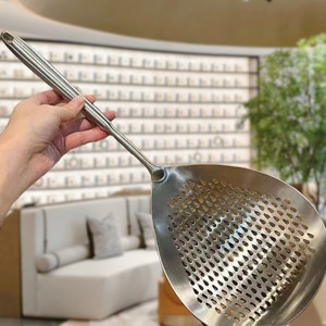 Cuillère égouttoir en acier inoxydable, grand égouttoir en métal 304 pour boulettes, fondue chinoise, grains de poivre du Sichuan - Product Image 4