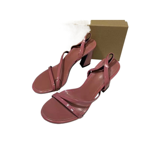 Nouvelles sandales YX 2025 à talons hauts pour femme, avec bride arrière, bout rond et décoration fine en miroir, style tendance - Product Image 6