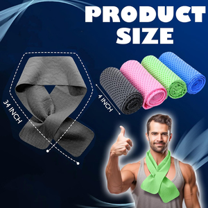 Custom PVA Sports <strong>Cooling</strong> Towel Instant Ice <strong>Neck</strong> <strong>Wrap</strong> with UPF 50+ Personalized PVA <strong>Cooling</strong> Towels for <strong>Neck</strong> and Face - Product Image 4