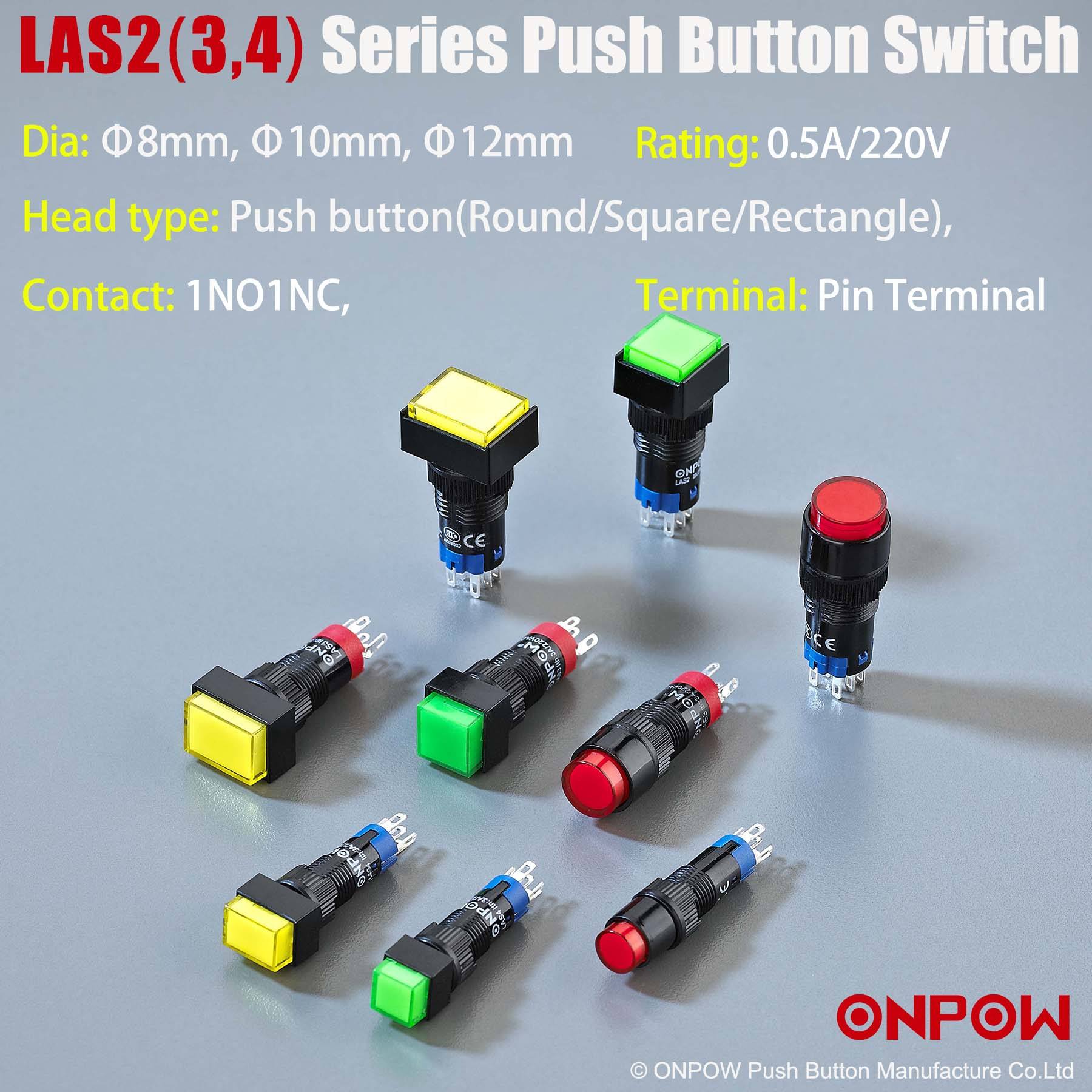 8,10,12,16,22,25,30mm Plastic Momentary Latching Factory Outlet High Quality Push Button Switch