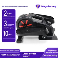 Vente chaude Pliable Mini Magnétique Elliptique Cross Trainer Vélo D'exercice Électrique pour la Relaxation Loisirs Silencieux Stepper