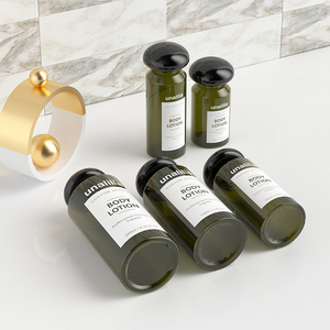 Biểu Tượng Tùy Chỉnh 50Ml ~ 200Ml Rõ Ràng Màu Xanh Lá Cây Pet Nhựa Chai Tròn Cho Cơ Thể Dầu Mực Kem Dưỡng Ẩm Trang Điểm Remover Bao Bì Mỹ Phẩm - Product Image 5