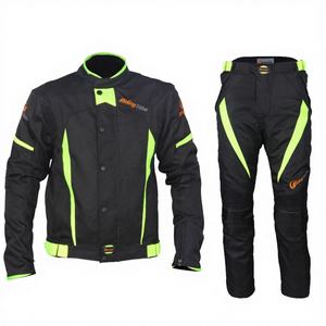 Ensemble de veste et de pantalon de moto imperméable, coupe-vent, ignifuge, respirant, séchage rapide, grande taille, été, course, protection - Product Image 4