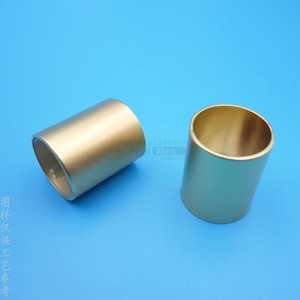 Custom Zinc Alloy Metal Bottle Caps 23x28mm Gold <b>Stamp</b> Logo For Cosmetics Bottles Durable Cylindrical Lid Closure - Product Image 2