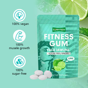 <span class=keywords><strong>Chewing</strong></span>-<span class=keywords><strong>gum</strong></span> de fitness sans sucre pour l'entraînement musculaire Stimuler la confiance Préfet <span class=keywords><strong>Visage</strong></span> Jawline Saveur naturelle de citron vert - Product Image 3
