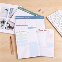 Carnet de planification quotidienne et hebdomadaire A5 en gros, plusieurs styles, feuilles détachables, fournitures de bureau, carnet de notes personnalisable