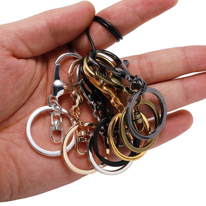 Llavero con cierre de langosta en forma de ocho, 30 mm, de aleación metálica, mosquetón, accesorios de joyería de moda, set DIY - Product Image 5