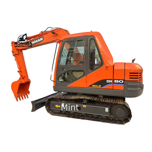Miniexcavadora Doosan DH80 de segunda mano de alta calidad con precio barato Excavadora sobre orugas DH70 DH75 DH80 usada a la venta - Product Image 1