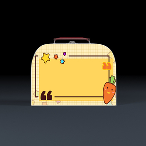 Tùy chỉnh in trẻ em của vali hộp lưu trữ giấy với khóa xử lý kích thước tùy chỉnh dập nổi Matt cán UV lớp phủ - Product Image 6